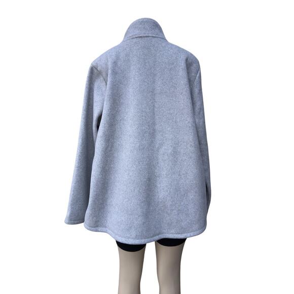 NWT 32 Degrees Women's Heat Brushed Faux Wool Jacket Full Zip Gray XXL - Winter - Picture 4 of 9